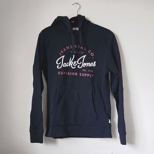 Jack & Jones Navy Hoodie size Medium